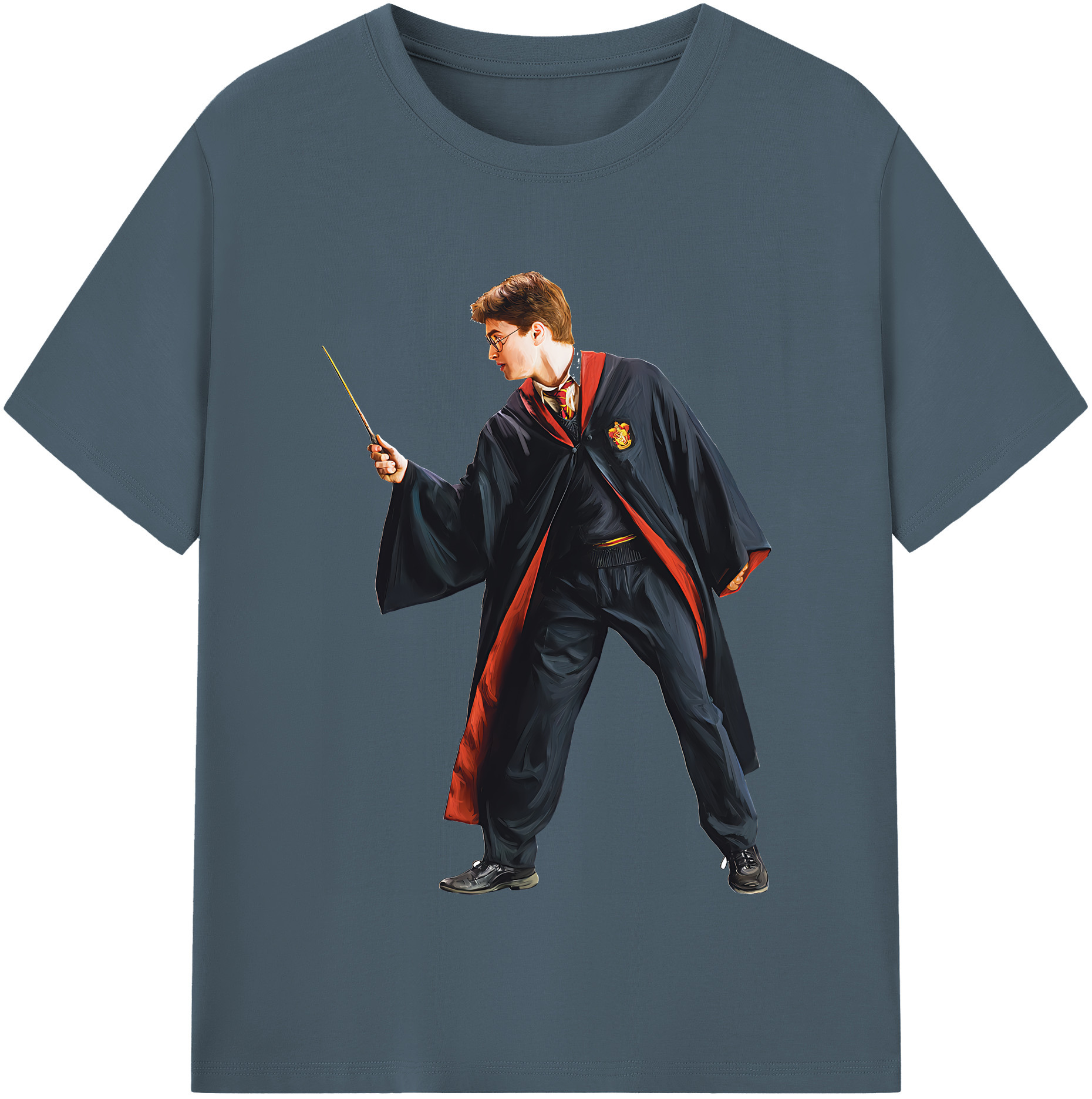 （画像用） Harry Potter ハリー・ポッターシリーズ 綿100％半袖Tシャツ（フロントプリント）